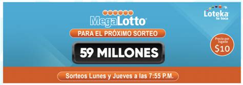 mega lotto loteka cuánto paga|Loteka MegaLotto – Loterias Dominicanas.